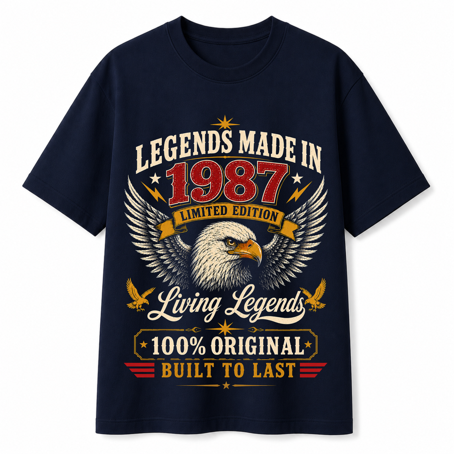 Legends Made In 1987 Limited Edition T-Shirt | 39th Birthday | Living Legends