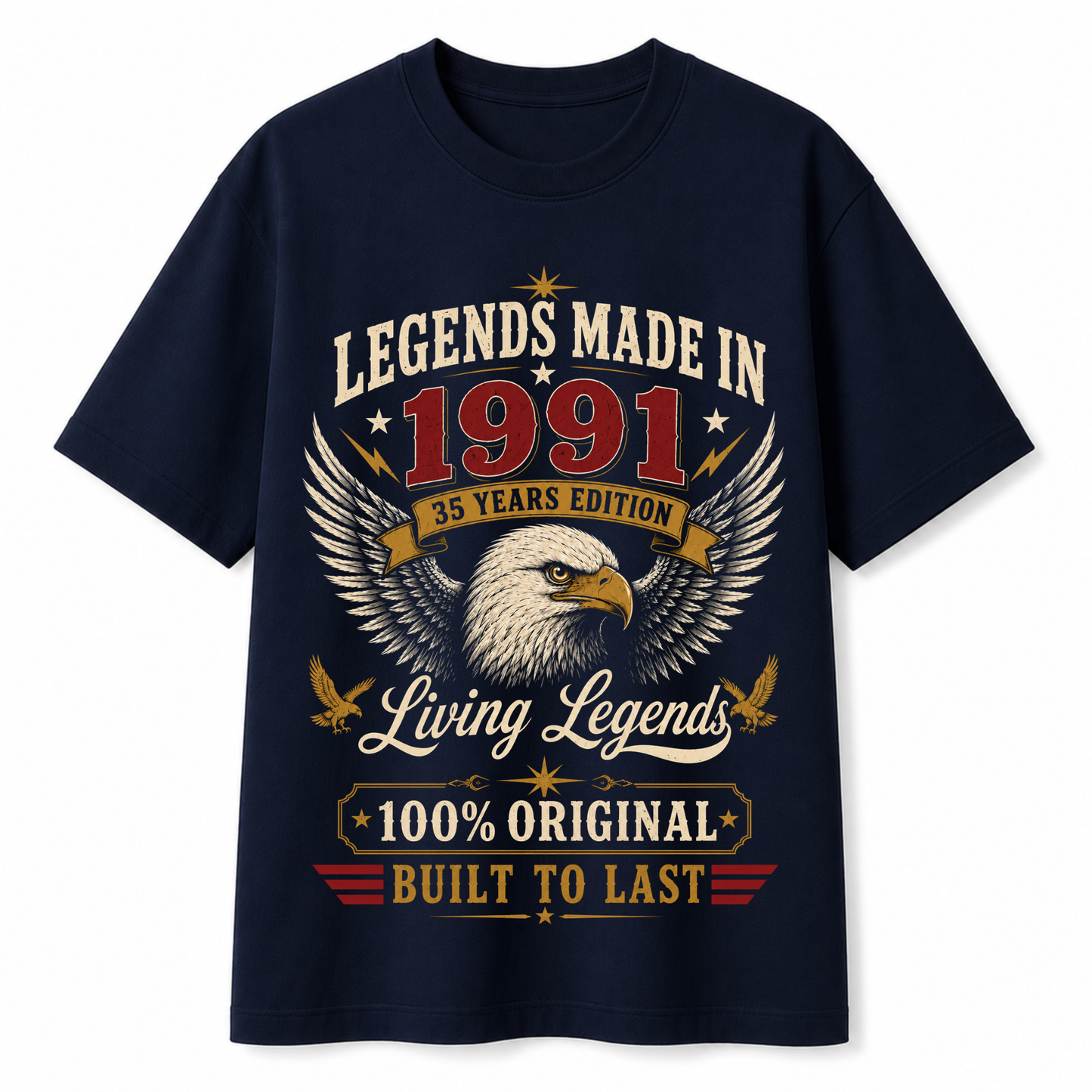 Legends Made In 1991 Limited Edition T-Shirt | 35th Birthday | Living Legends