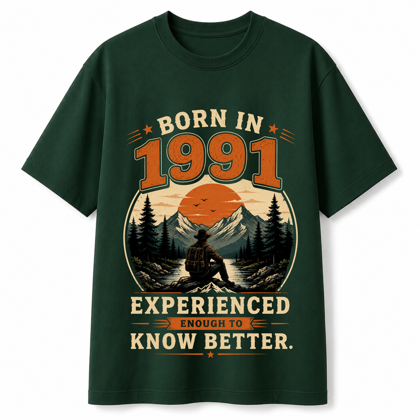 Born In 1991 Vintage Birthday T-Shirt | 35th Birthday Tee | Living Legends