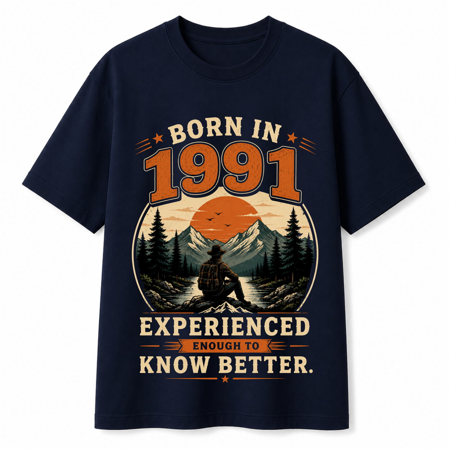 Born In 1991 Vintage Birthday T-Shirt | 35th Birthday Tee | Living Legends