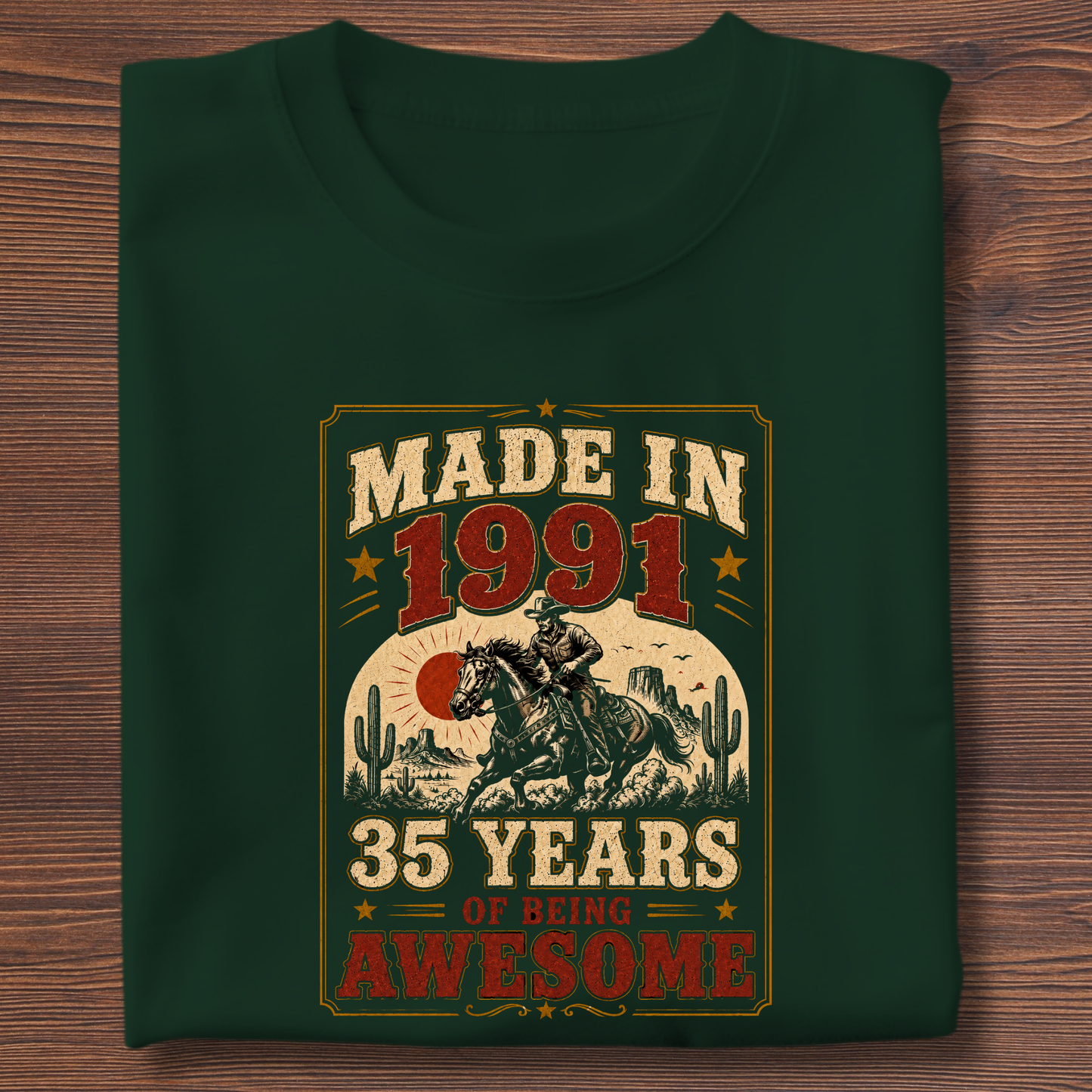 Made In Vintage Tee · Years Of Being Awesome | 1971-1991