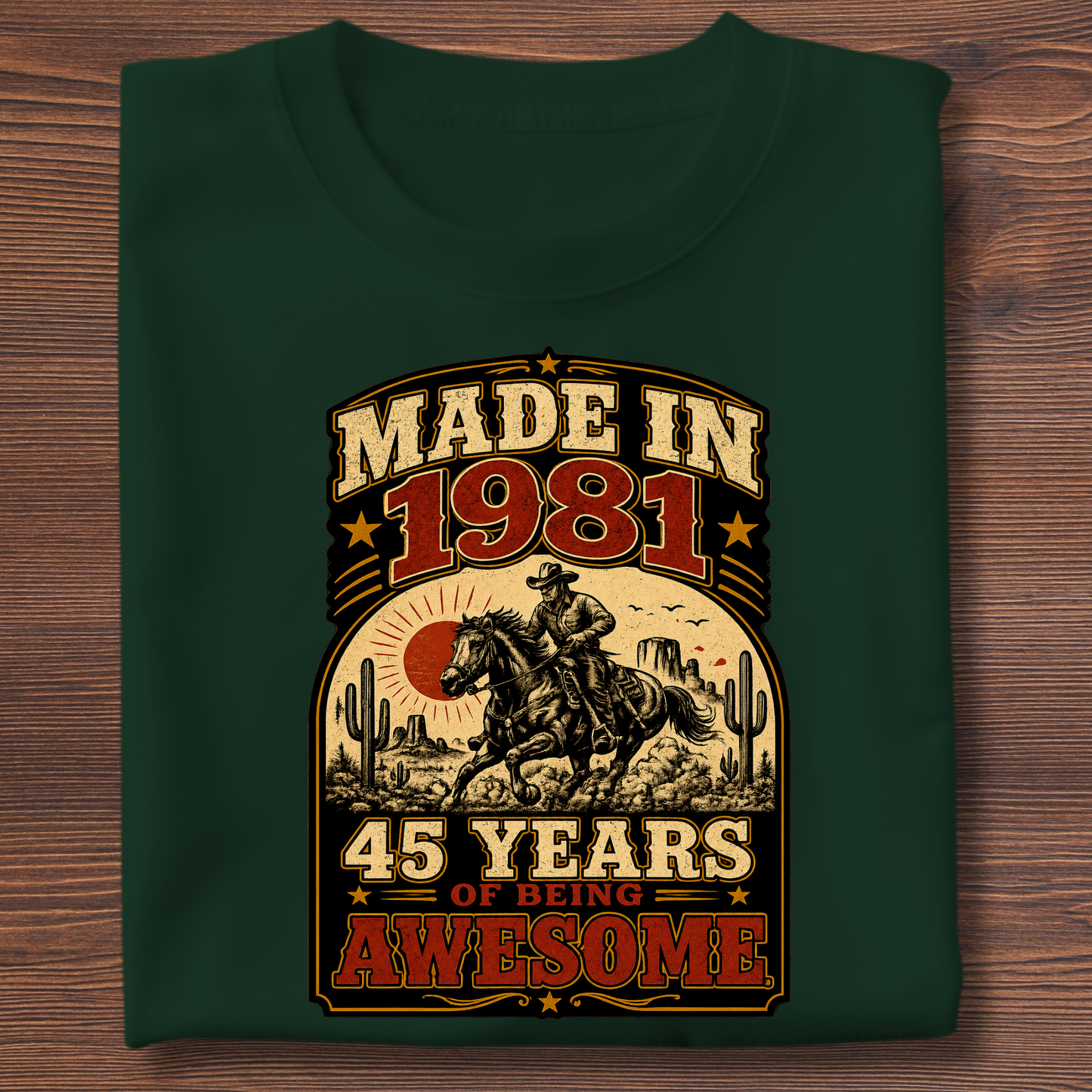 Made In Vintage Tee · Years Of Being Awesome | 1971-1991
