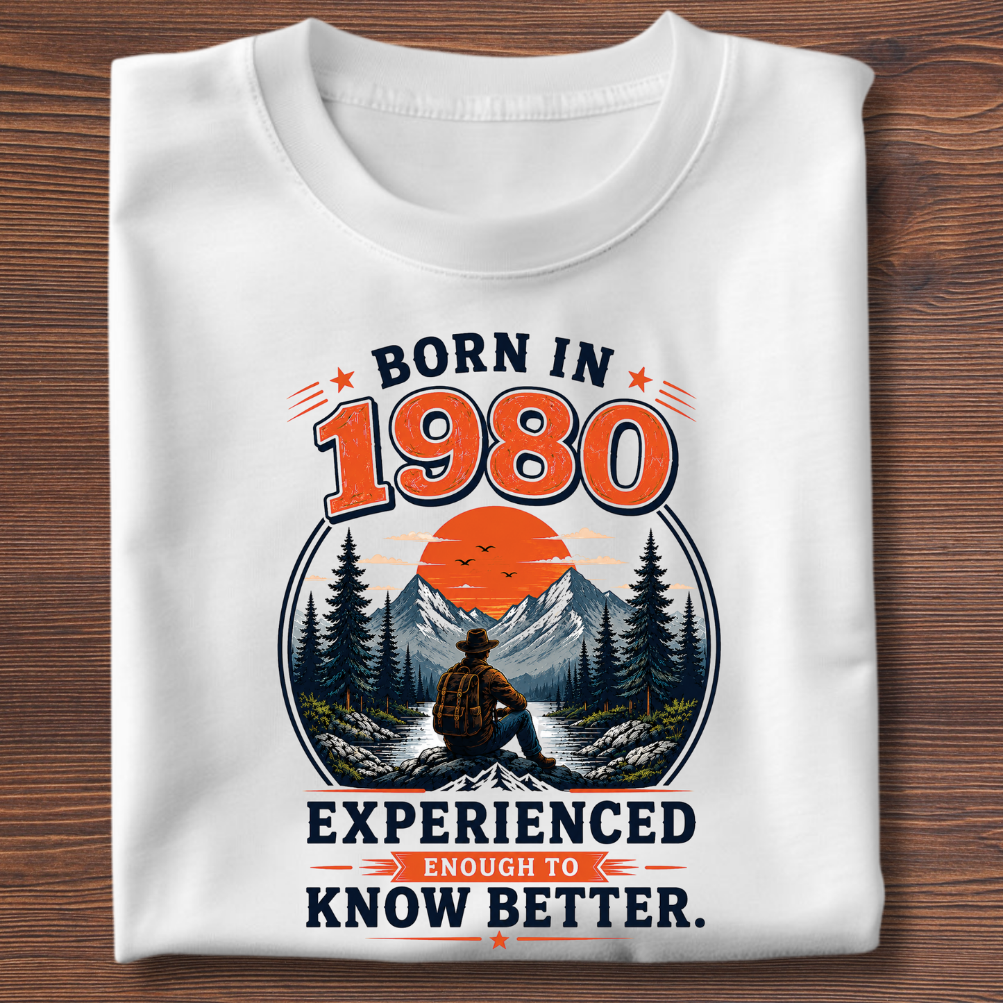 Born In Vintage Birthday T-Shirt | Years 1971-1991