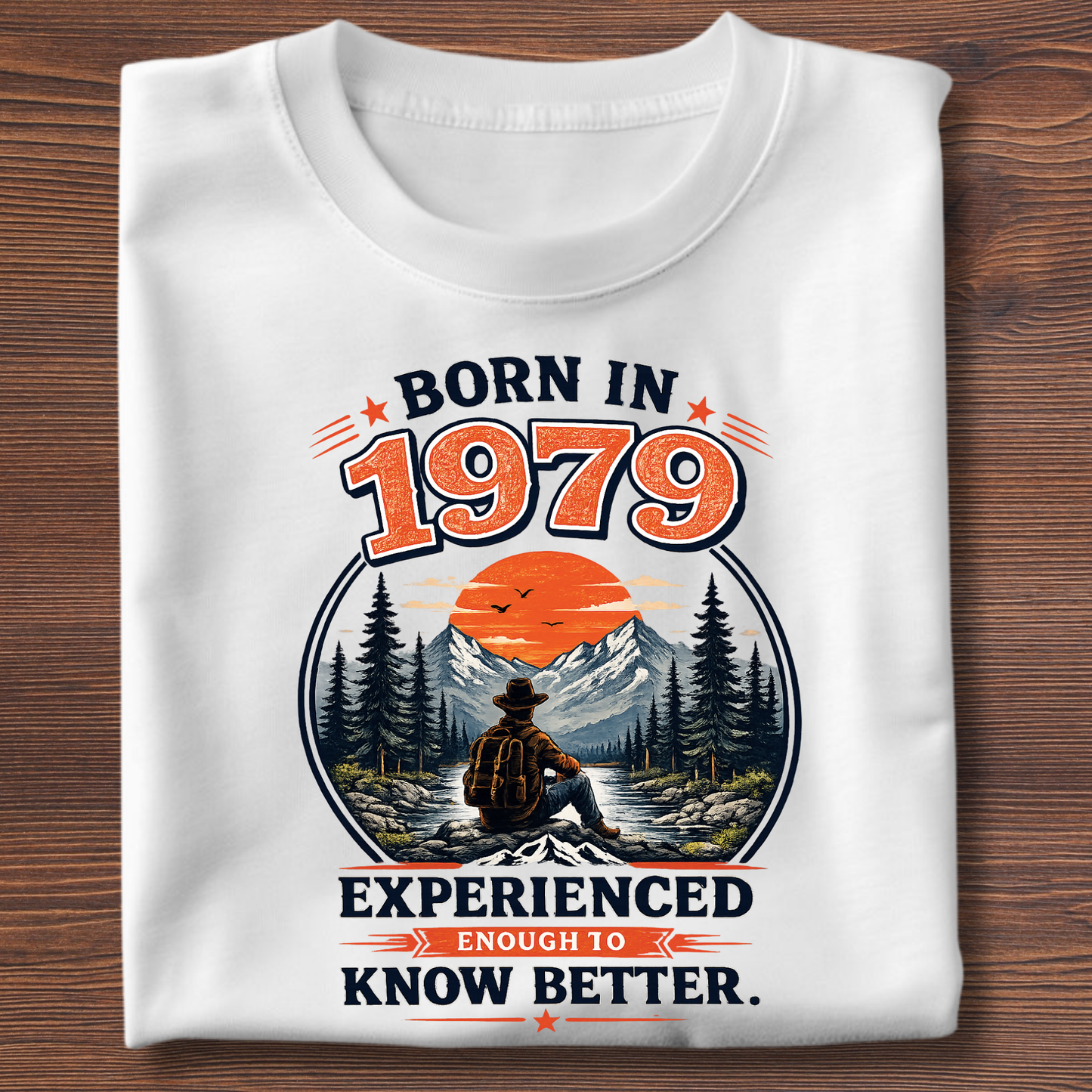 Born In Vintage Birthday T-Shirt | Years 1971-1991