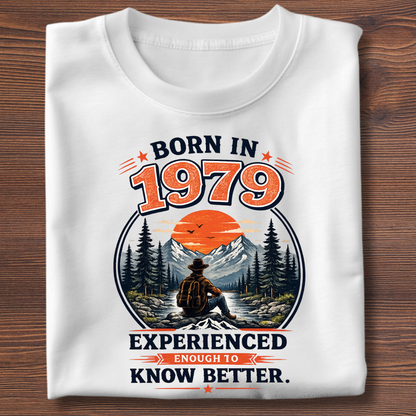 Born In Vintage Birthday T-Shirt | Years 1971-1991
