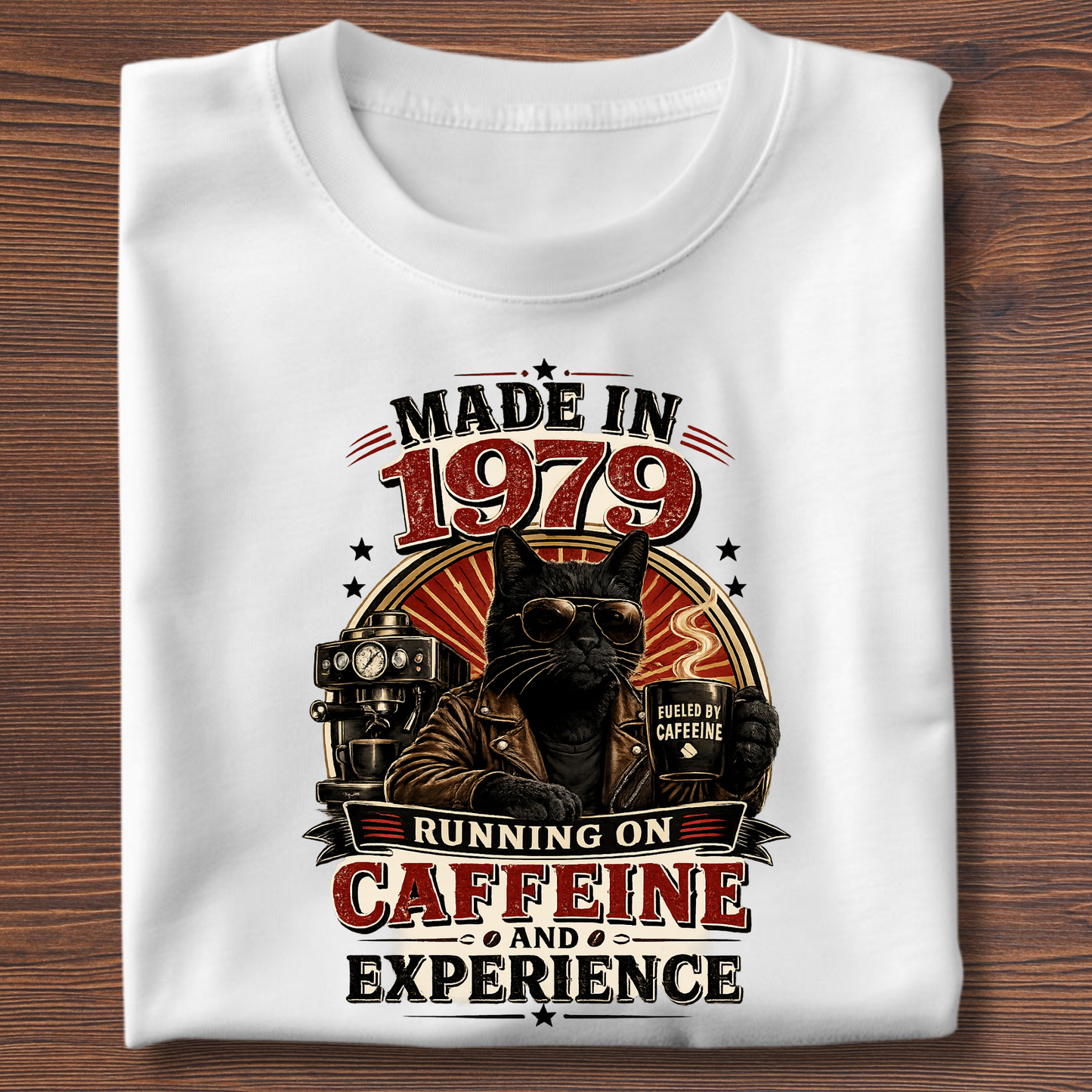 Running On Caffeine & Experience Tee · 1971-1991