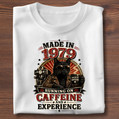 Running On Caffeine & Experience Tee · 1971-1991