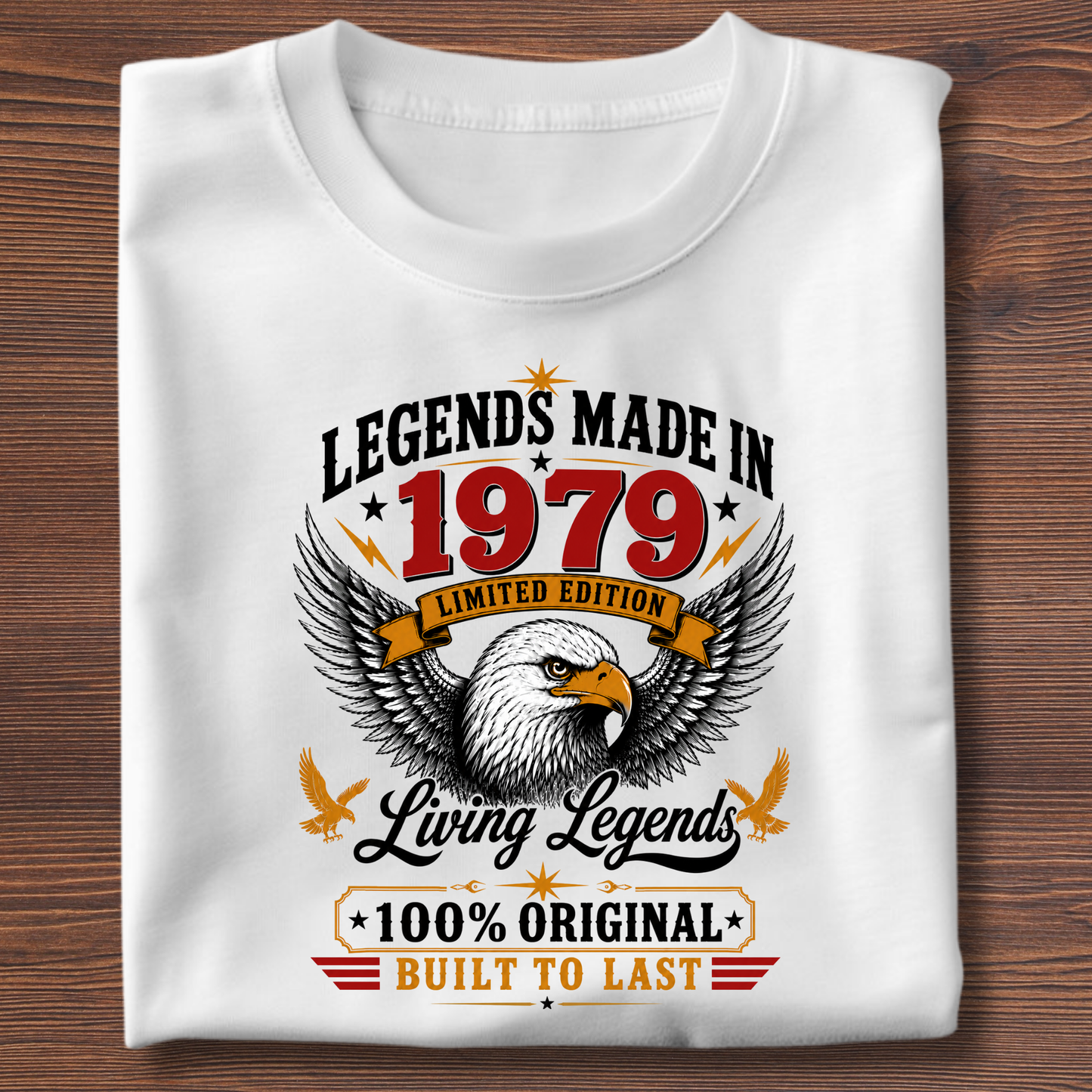 Legends Made In  Limited Edition Birthday Tee 1971-1991