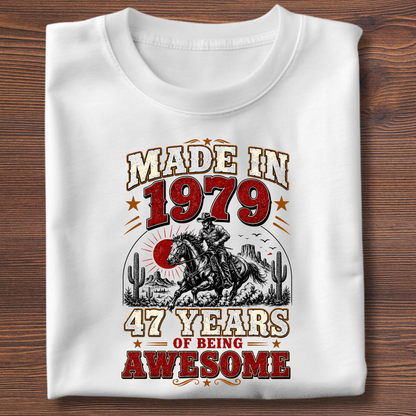Made In Vintage Tee · Years Of Being Awesome | 1971-1991