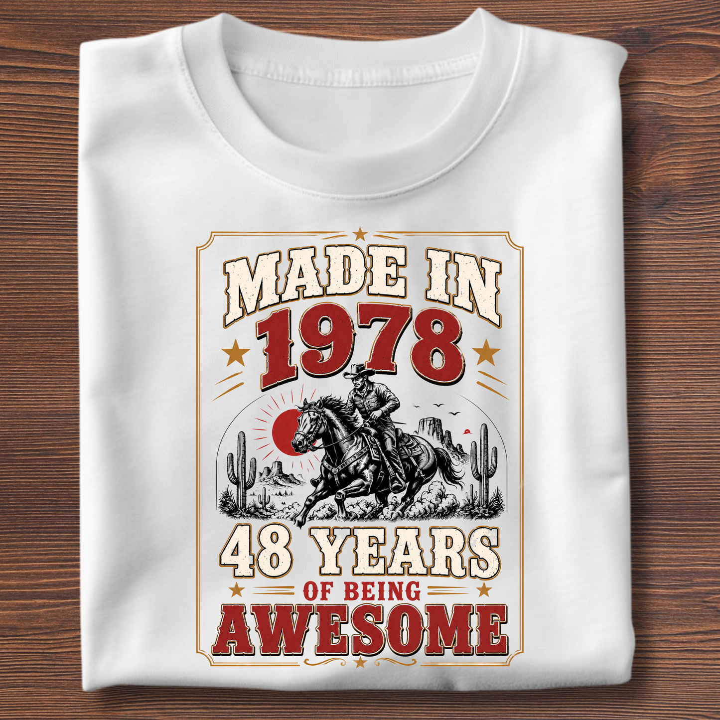 Made In Vintage Tee · Years Of Being Awesome | 1971-1991