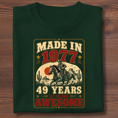 Made In Vintage Tee · Years Of Being Awesome | 1971-1991