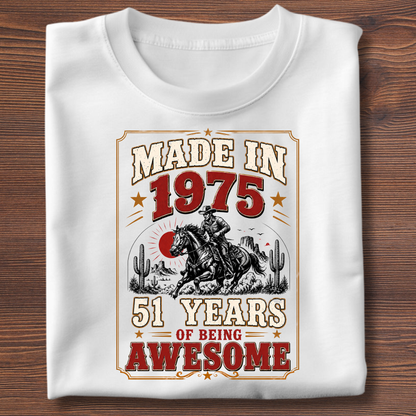 Made In Vintage Tee · Years Of Being Awesome | 1971-1991