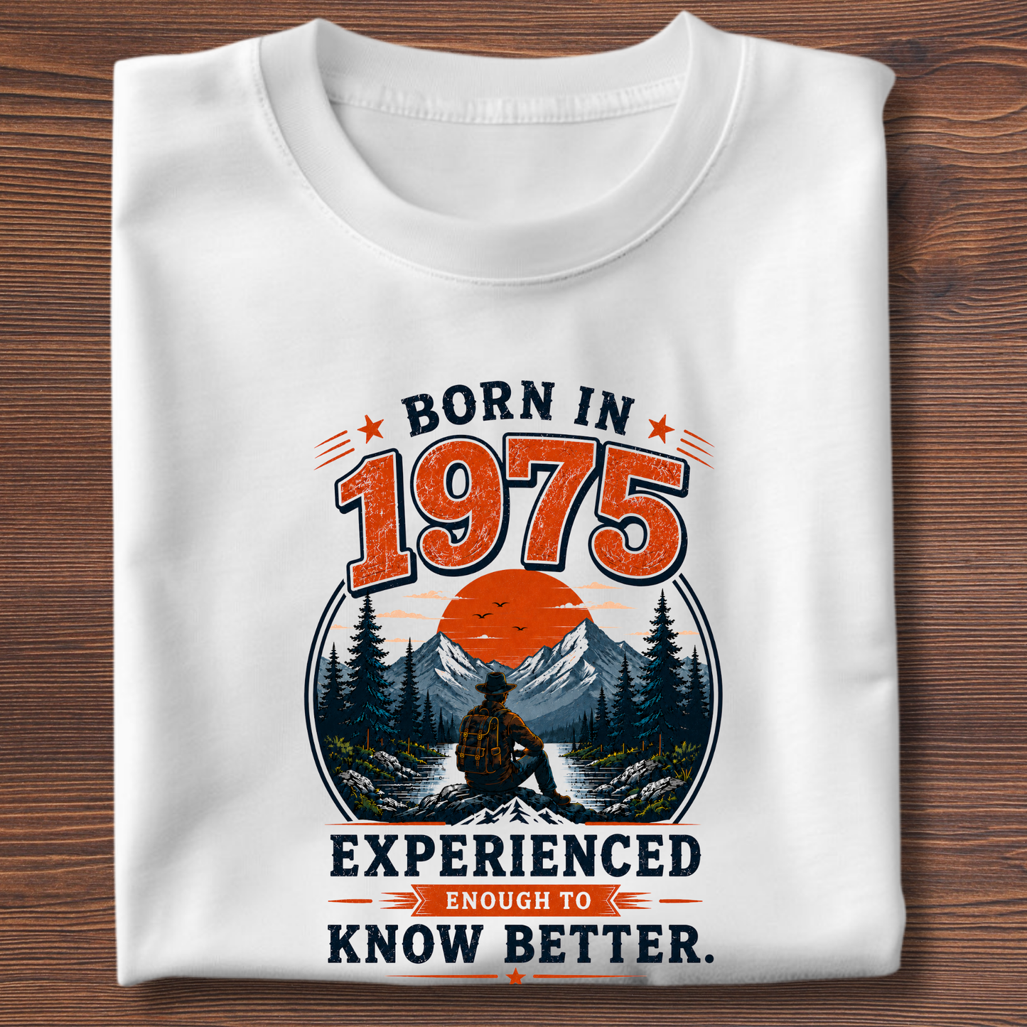 Born In Vintage Birthday T-Shirt | Years 1971-1991
