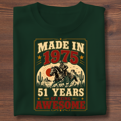 Made In Vintage Tee · Years Of Being Awesome | 1971-1991