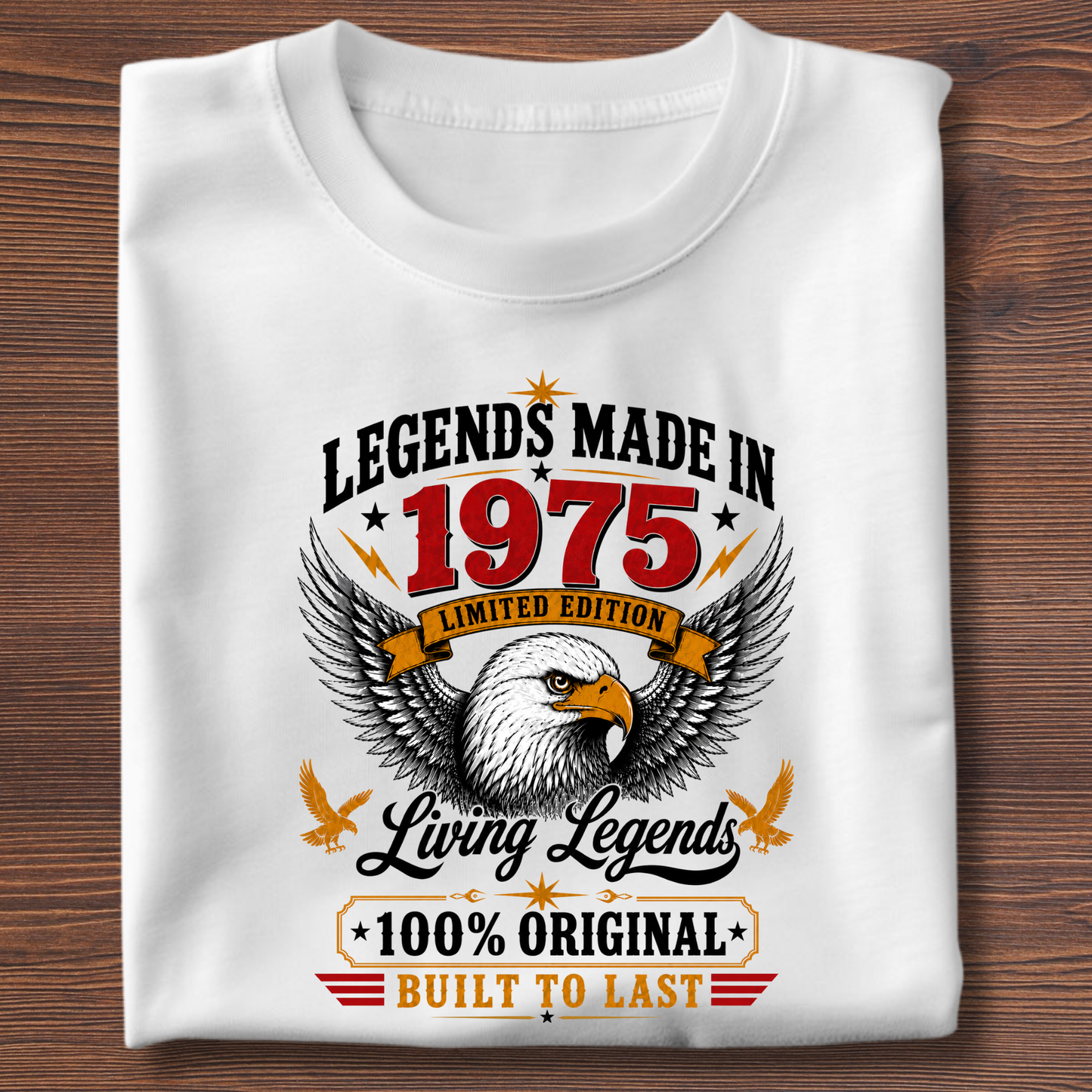 Legends Made In  Limited Edition Birthday Tee 1971-1991