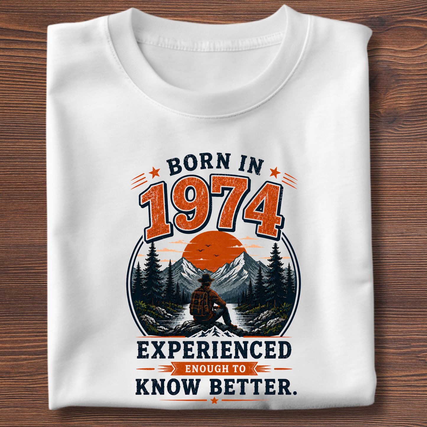 Born In Vintage Birthday T-Shirt | Years 1971-1991