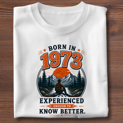 Born In Vintage Birthday T-Shirt | Years 1971-1991