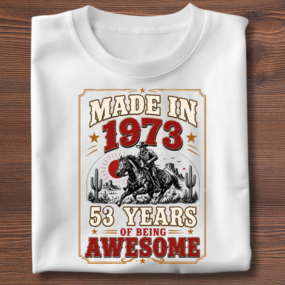 Made In Vintage Tee · Years Of Being Awesome | 1971-1991