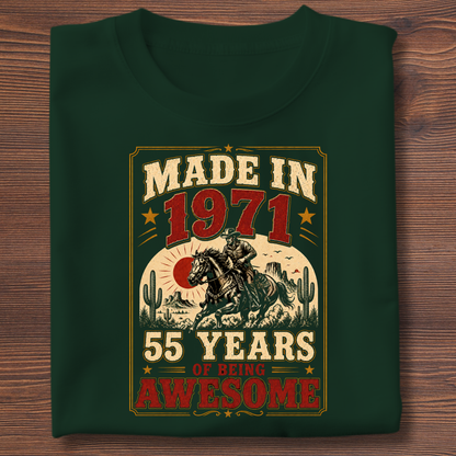 Made In Vintage Tee · Years Of Being Awesome | 1971-1991
