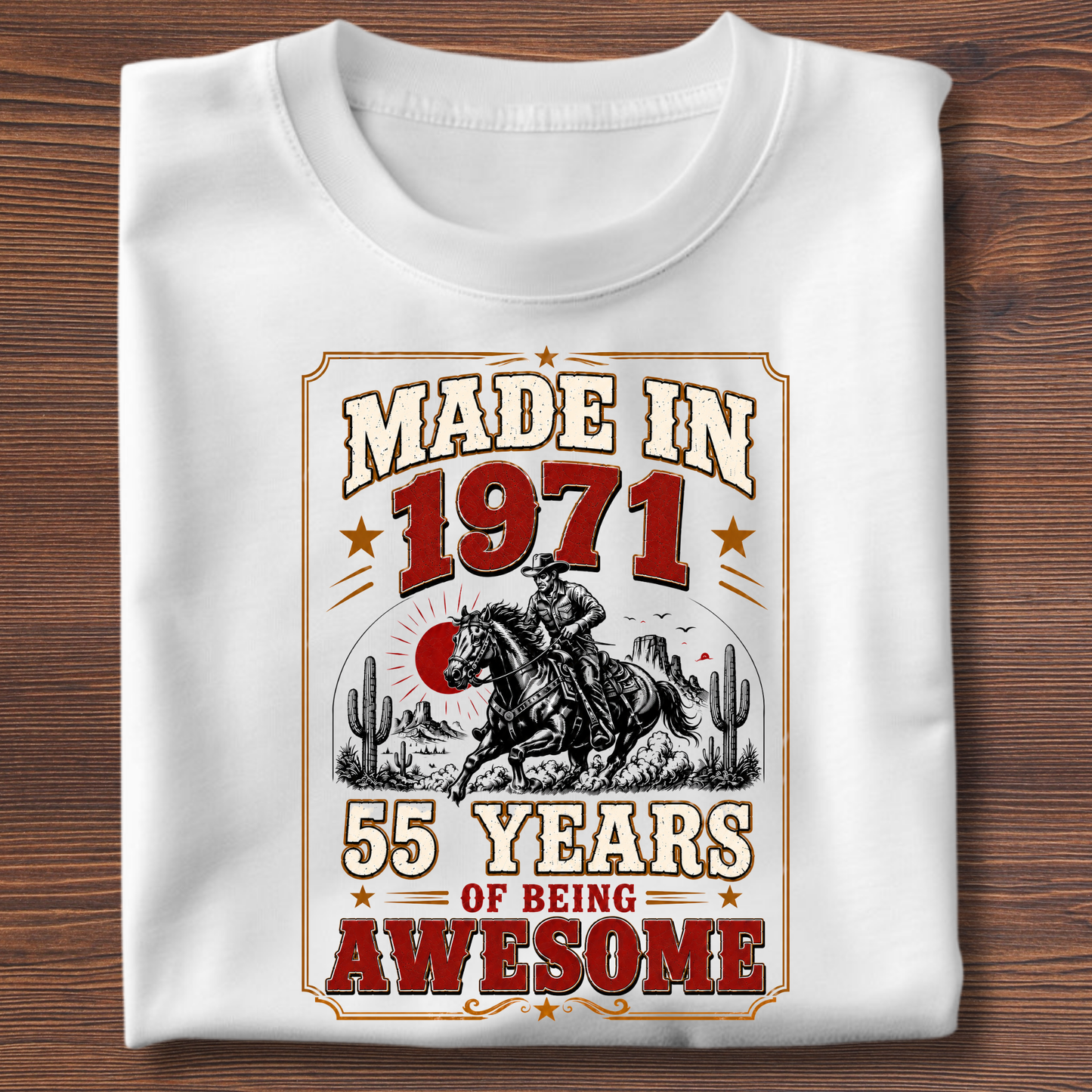 Made In Vintage Tee · Years Of Being Awesome | 1971-1991