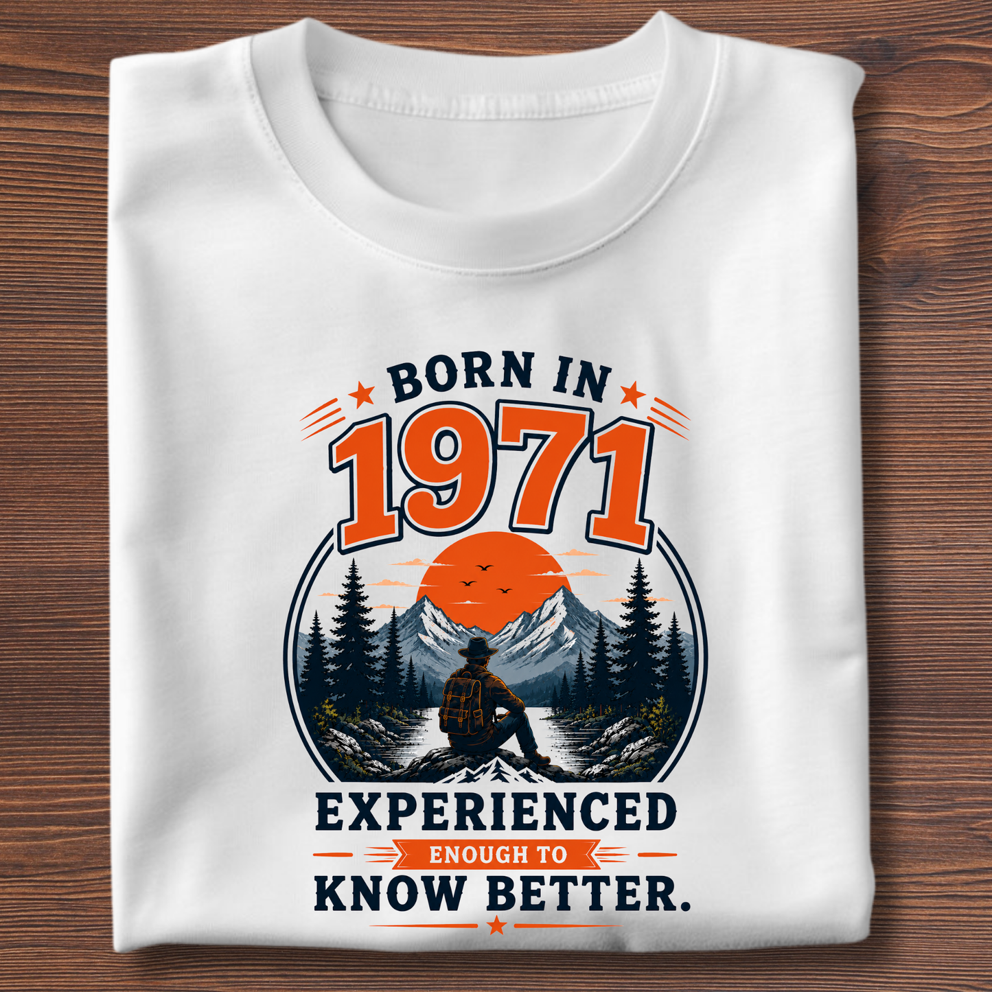 Born In Vintage Birthday T-Shirt | Years 1971-1991