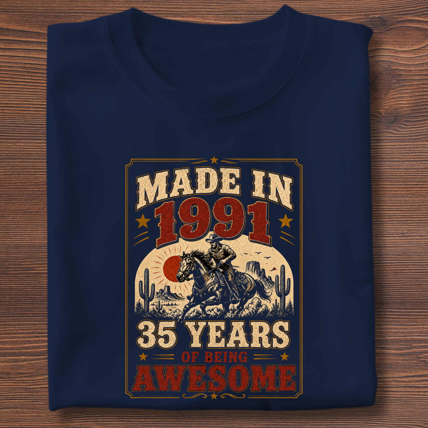 Made In Vintage Tee · Years Of Being Awesome | 1971-1991