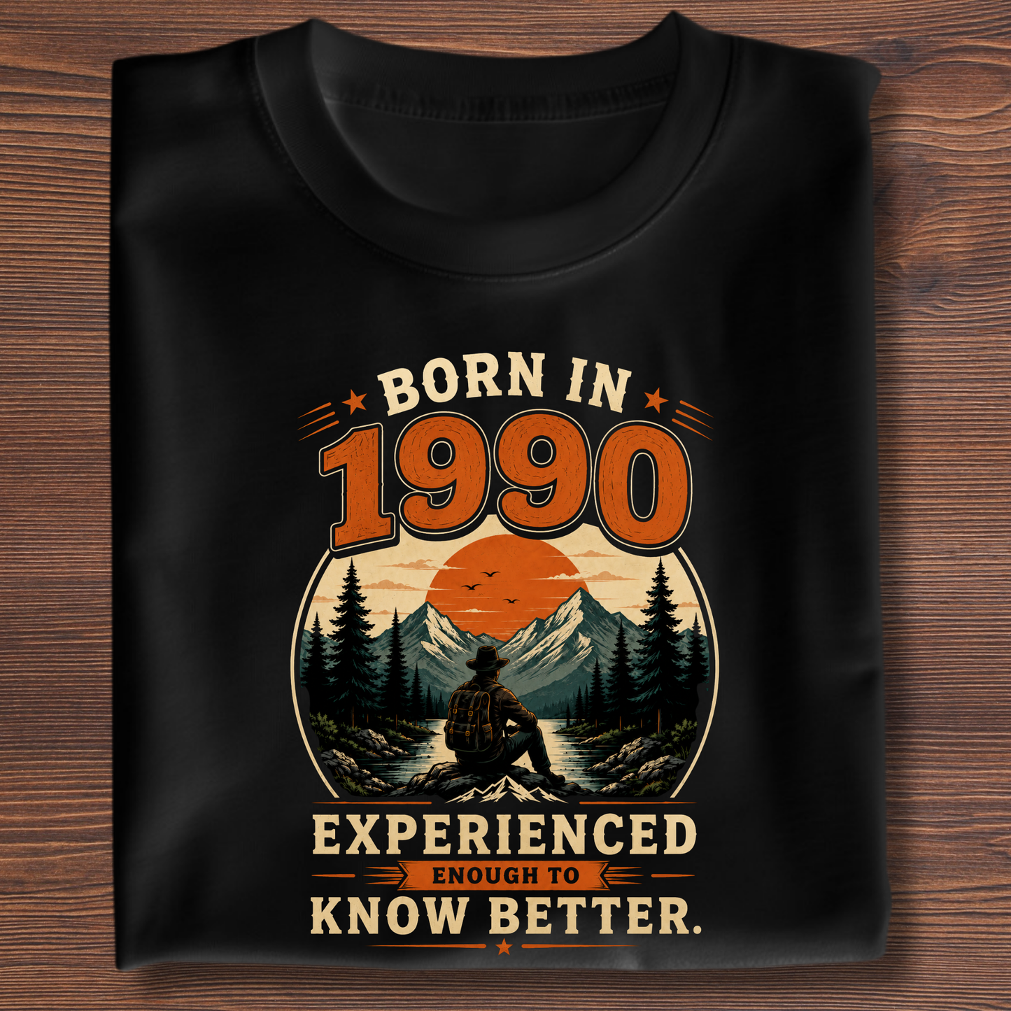 Born In Vintage Birthday T-Shirt | Years 1971-1991