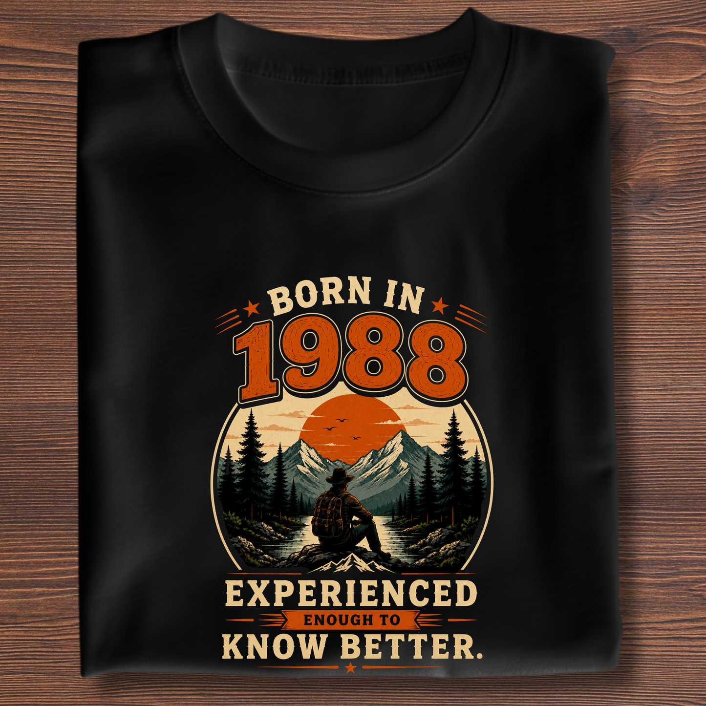 Born In Vintage Birthday T-Shirt | Years 1971-1991