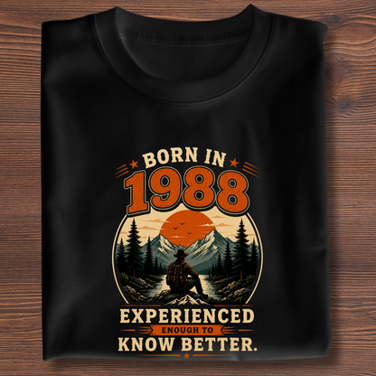 Born In Vintage Birthday T-Shirt | Years 1971-1991