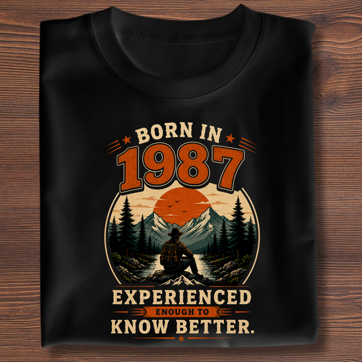 Born In Vintage Birthday T-Shirt | Years 1971-1991