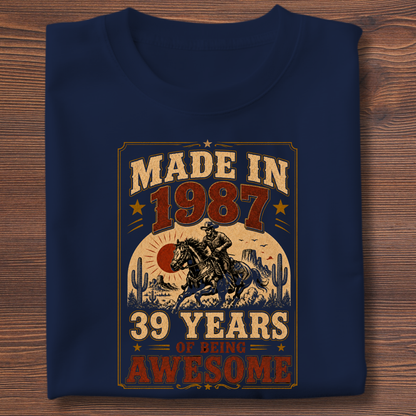 Made In Vintage Tee · Years Of Being Awesome | 1971-1991