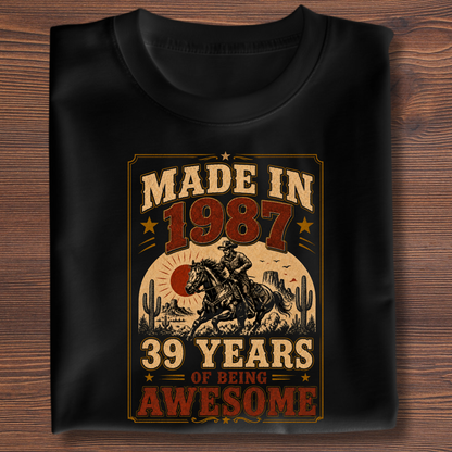 Made In Vintage Tee · Years Of Being Awesome | 1971-1991