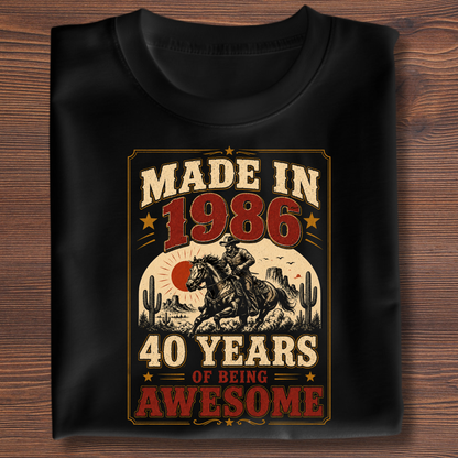 Made In Vintage Tee · Years Of Being Awesome | 1971-1991
