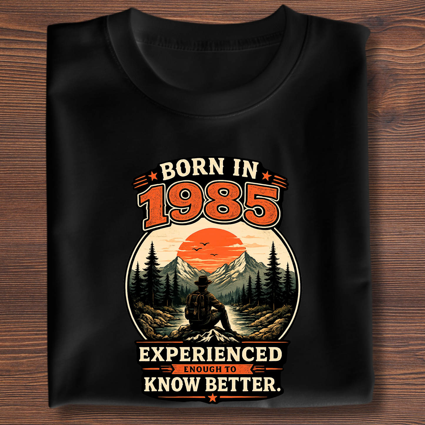 Born In Vintage Birthday T-Shirt | Years 1971-1991
