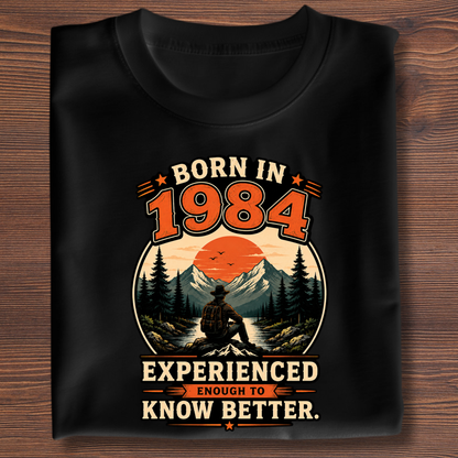 Born In Vintage Birthday T-Shirt | Years 1971-1991