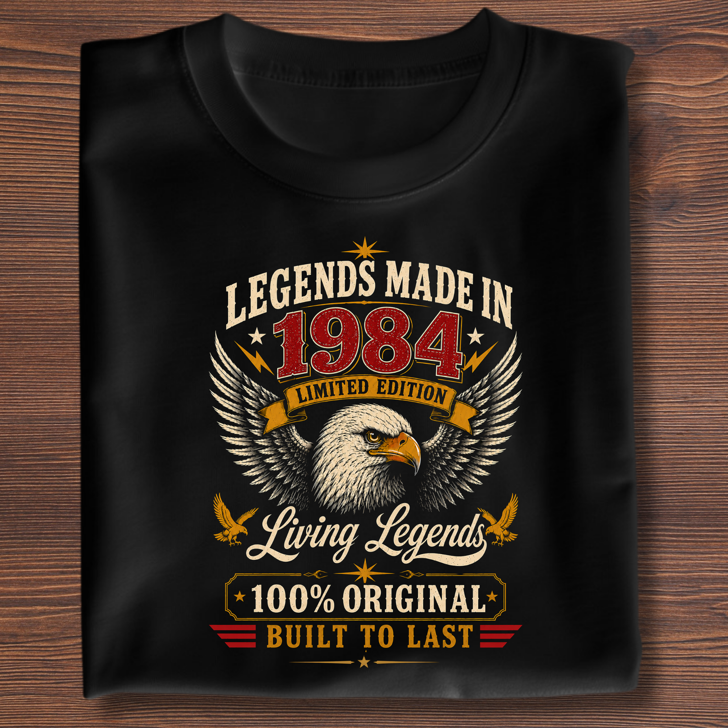 Legends Made In  Limited Edition Birthday Tee 1971-1991