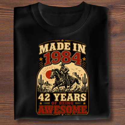 Made In Vintage Tee · Years Of Being Awesome | 1971-1991