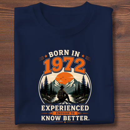 Born In Vintage Birthday T-Shirt | Years 1971-1991