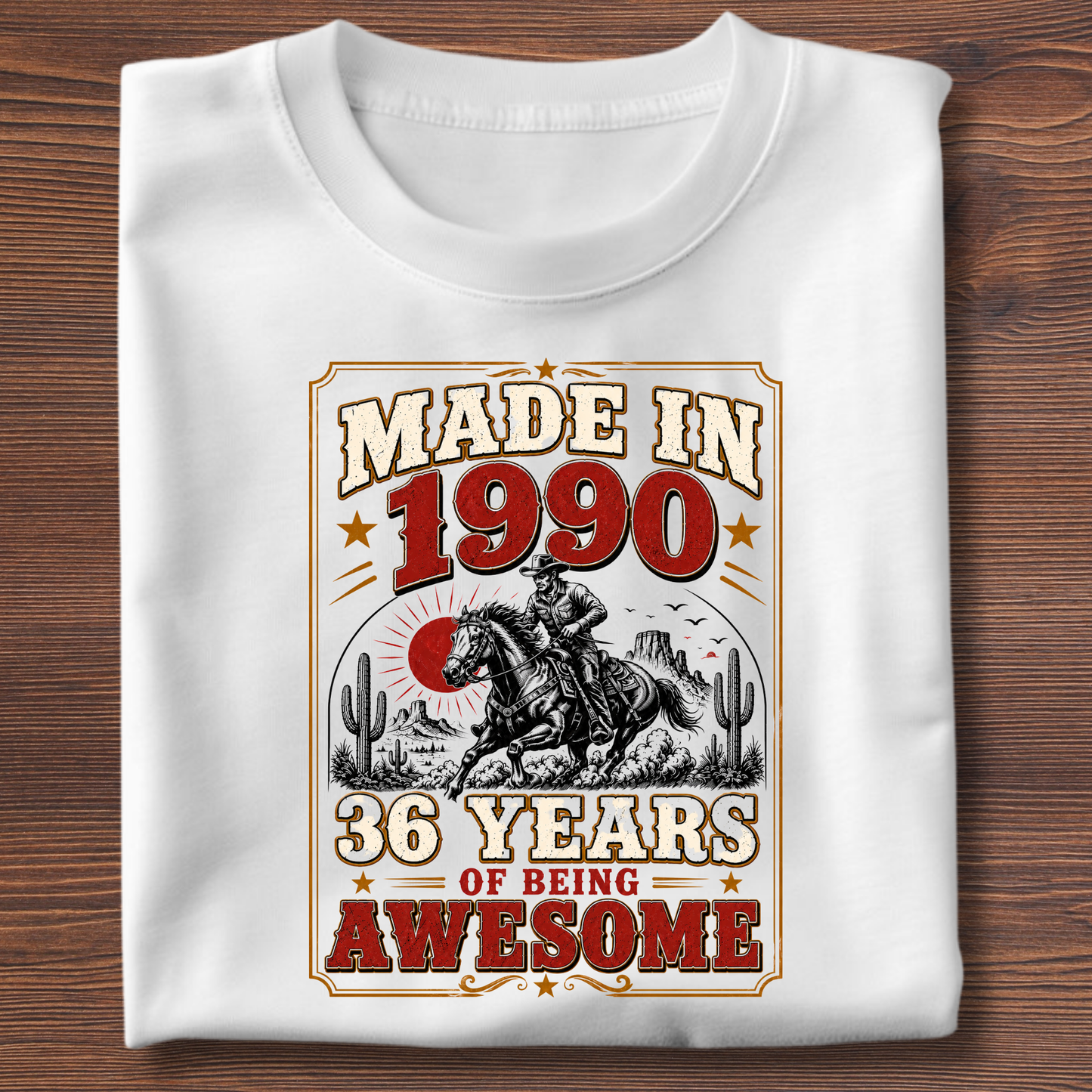 Made In Vintage Tee · Years Of Being Awesome | 1971-1991