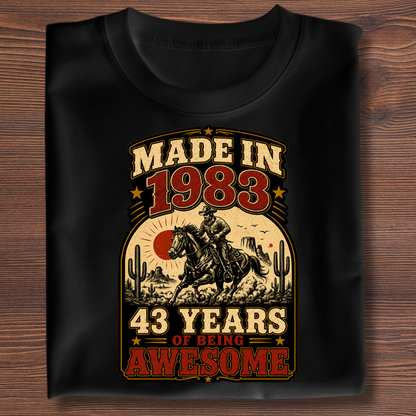 Made In Vintage Tee · Years Of Being Awesome | 1971-1991