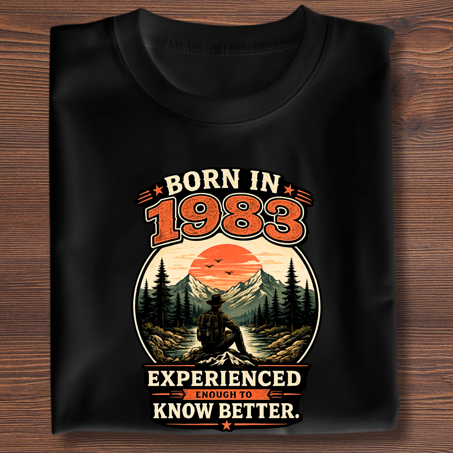 Born In Vintage Birthday T-Shirt | Years 1971-1991