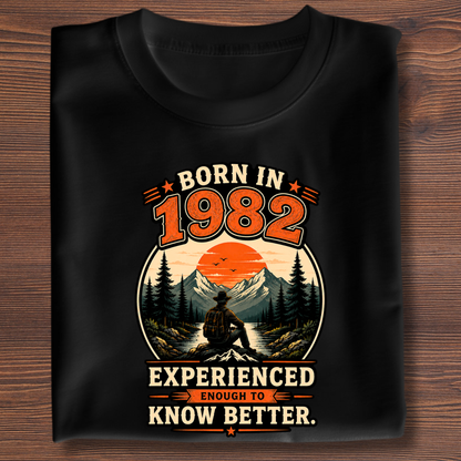 Born In Vintage Birthday T-Shirt | Years 1971-1991