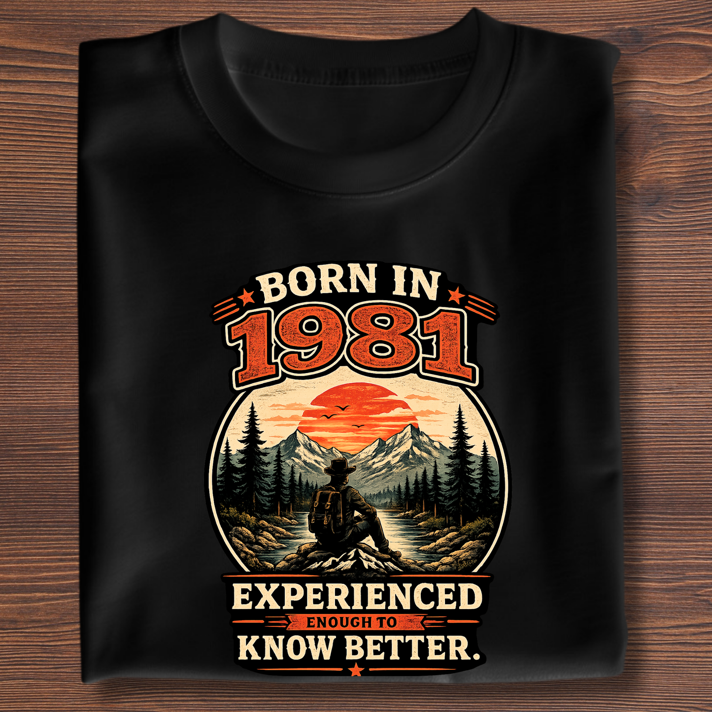 Born In Vintage Birthday T-Shirt | Years 1971-1991