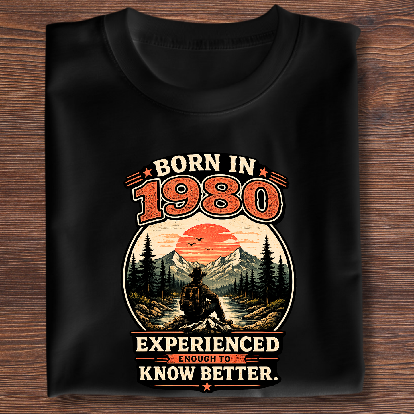 Born In Vintage Birthday T-Shirt | Years 1971-1991