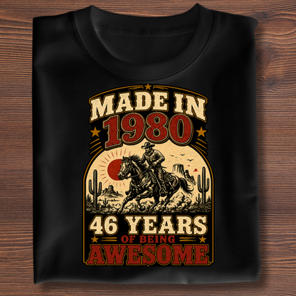 Made In Vintage Tee · Years Of Being Awesome | 1971-1991