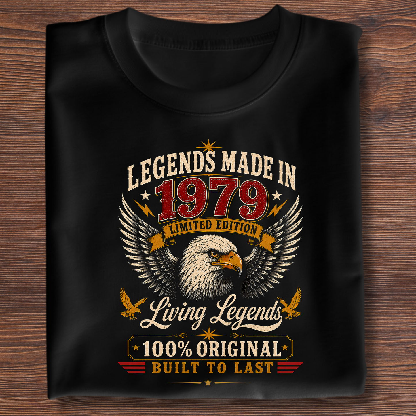 Legends Made In  Limited Edition Birthday Tee 1971-1991