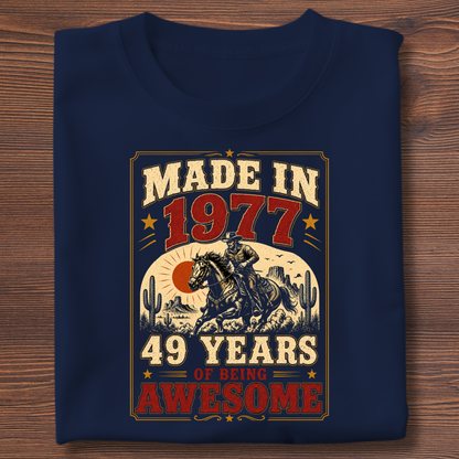 Made In Vintage Tee · Years Of Being Awesome | 1971-1991