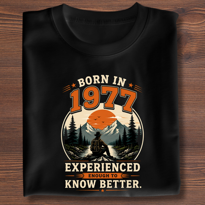 Born In Vintage Birthday T-Shirt | Years 1971-1991