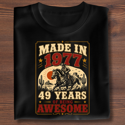 Made In Vintage Tee · Years Of Being Awesome | 1971-1991