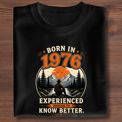 Born In Vintage Birthday T-Shirt | Years 1971-1991